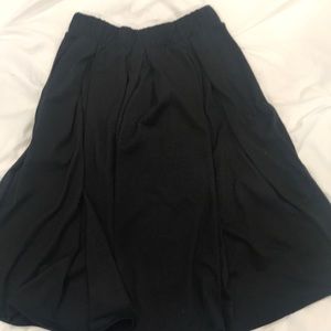 Black cotton skirt